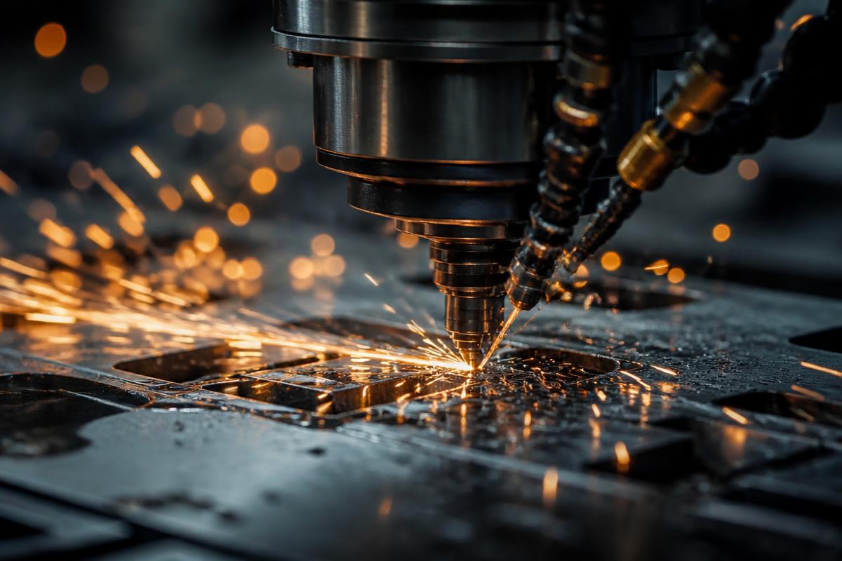 CNC makine detayı
